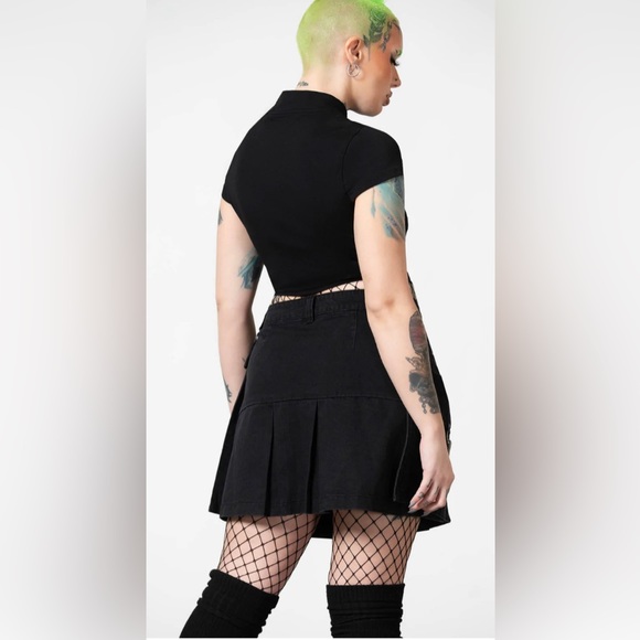 HETTIE SLASHED CROP TOP, NWT, Dead Stock, Rare - Picture 4 of 4